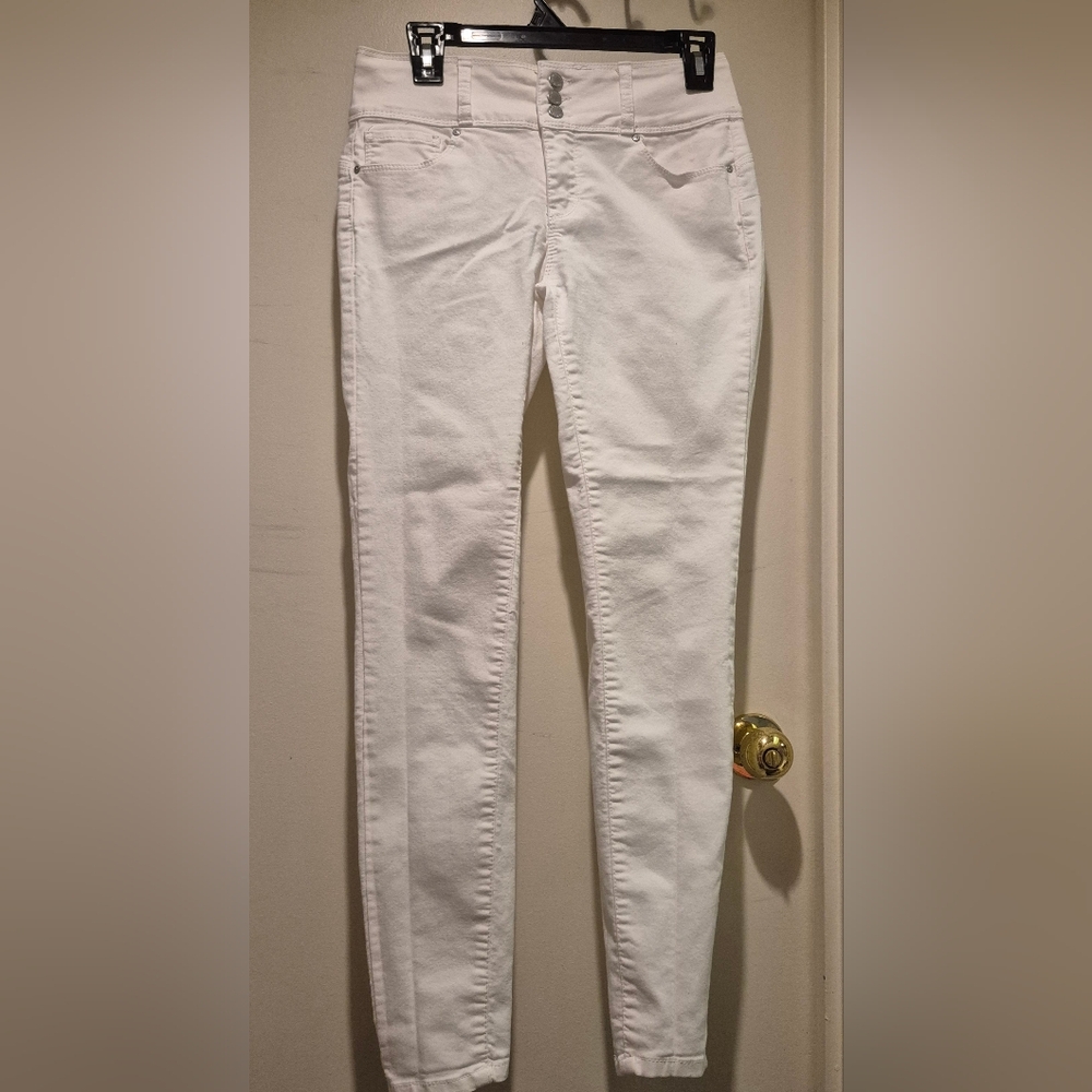 Wax Jean White Skinny Jeans